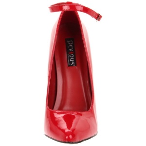 Rosso Vernice 16 cm DAGGER-12 Scarpe Dcollet Tacco Stiletto