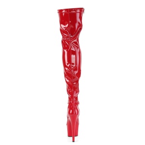 Rosso Vernice 18 cm ADORE-3000 Stivali alti e sopra al ginocchio