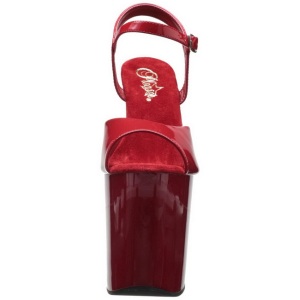 Rosso Vernice 20 cm Pleaser FLAMINGO-809 Tacchi Alti Plateau