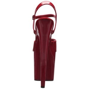Rosso Vernice 20 cm Pleaser FLAMINGO-809 Tacchi Alti Plateau