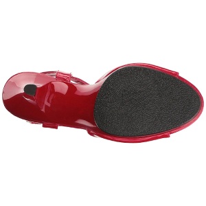 Rosso Vernice 8 cm BELLE-309 Sandali Donna con Tacco