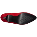 Rosso Verniciata 10 cm DREAM-428 grandi taglie scarpe décolleté
