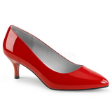 Rosso Verniciata 6,5 cm KITTEN-01 grandi taglie scarpe décolleté