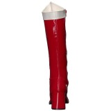 Rosso Verniciato 7,5 cm Funtasma GOGO-306 Stivali Donna