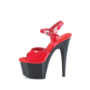 Rosso plateau 18 cm ADORE-709 tacco alto pleaser