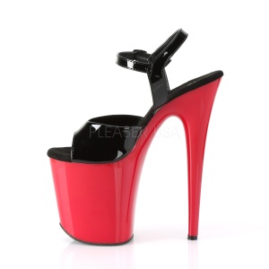 Rosso plateau 20 cm FLAMINGO-809 tacco alto pleaser