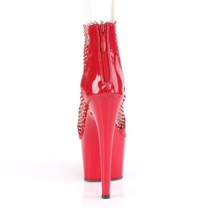 Rosso tacco alto 18 cm ADORE-765RM scintillare plateau scrape con tacco alto