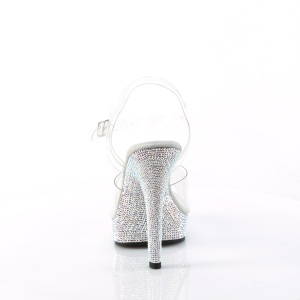 Sandali fabulicious con plateau strass e tacco 13,5 cm MAJESTY-508DM
