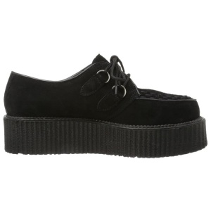 Scamosciata 5 cm CREEPER-402S Scarpe Creepers da Uomo Plateau