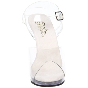 Silver 11,5 cm FLAIR-408 Womens High Heel Sandals