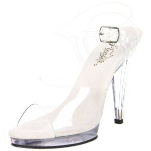 Silver 11,5 cm FLAIR-408 Womens High Heel Sandals