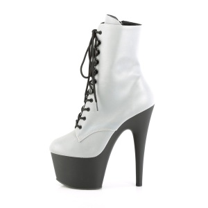 Silver 18 cm ADORE-1020REFL Exotic stripper ankle boots