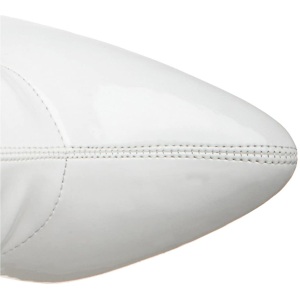 Stivali in vernice bianchi 13 cm SEDUCE-2000 stivali tacchi a spillo con punta