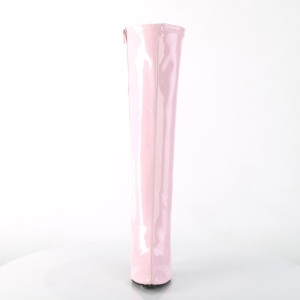 Stivali in vernice rosa 13 cm SEDUCE-2000 stivali tacchi a spillo con punta