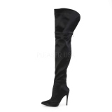 Stretch Satin 13 cm COURTLY-3012 Pleaser Overknee Boots
