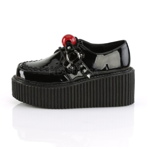 Suede 5 cm CREEPER-222 platform creepers shoes women