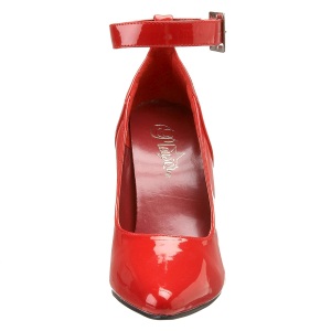 Tacchi alti rosso 13 cm SEDUCE-431 tacchi decolt cinturino alla caviglia