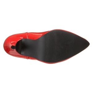 Tacchi alti rosso 13 cm SEDUCE-431 tacchi decolt cinturino alla caviglia
