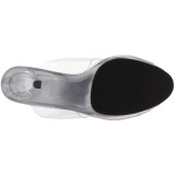 Transparent 12 cm FLAIR-402 High Women Mules Shoes for Men