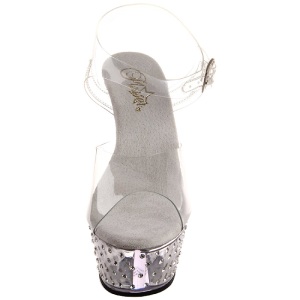 Transparent 15 cm STARDUST-608 Womens Shoes with High Heels