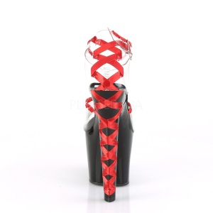 Transparent 18 cm LOVESICK-712 corset heels pleaser sandals
