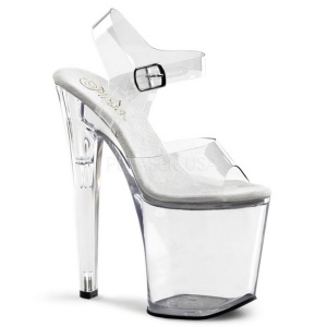 Transparent 20 cm XTREME-808 High Heels Acrylic Platform