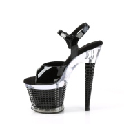 Transparent sandals platform 18 cm SPECTATOR-709 pleaser high heels sandals