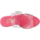 Transparent sandals platform 18 cm STARDUST-708T pleaser high heels sandals