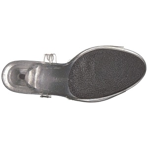 Trasparente 10 cm CARESS-408MG Sandali con tacco da cerimonia