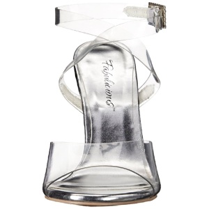 Trasparente 11,5 cm CLEARLY-406 Sandali da Sera con Tacco