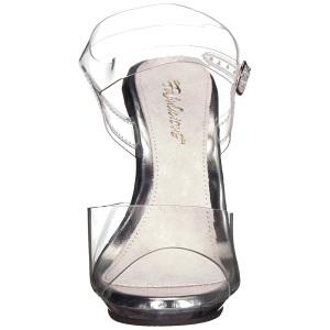 Trasparente 12,5 cm POISE-508 sandali tacchi a spillo