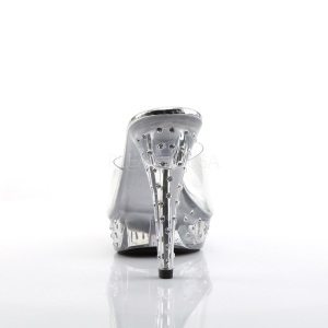 Trasparente 14 cm COCKTAIL-501SDT Mules Strass Altissimi