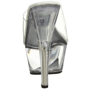 Trasparente 15 cm KISS-201 Plateau Mules Alte
