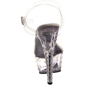 Trasparente 15 cm STARDUST-608 Scarpe da donna con tacco altissime