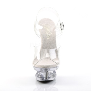 Trasparente 16,5 cm ECLIPSE-608 Scarpe Stiletto Tacco