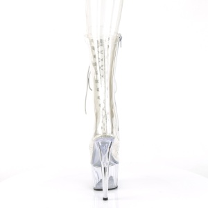 Trasparente 18 cm ADORE-1050C plateau stivali donna con tacco