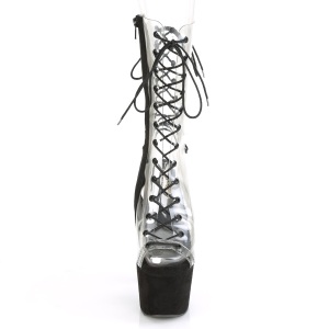 Trasparente 18 cm ADORE-700-60FS stivali tacco piattaforma exotic pole