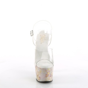 Trasparente 18 cm ADORE-708MB scarpe con tacchi da pole dance
