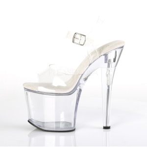 Trasparente 18 cm Pleaser RADIANT-708 Plateau Calzature Tacchi Alti