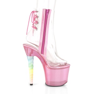 Trasparente 18 cm UNICORN-1018C stivaletti da pole dance