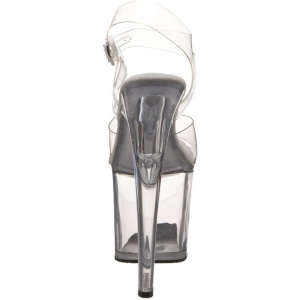 Trasparente 19 cm TABOO-708 Plateau Tacchi Alti a Spillo