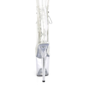 Trasparente 20 cm FLAMINGO-1020C stivali tacco piattaforma exotic pole