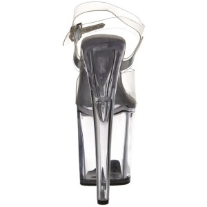 Trasparente 20 cm XTREME-808 Plexiglass Plateau Tacchi Alti a Spillo