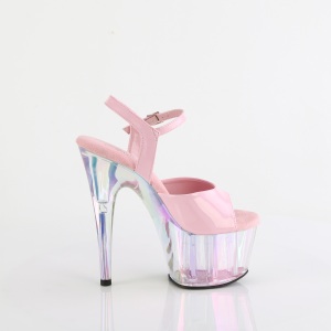 Trasparente plateau 18 cm ADORE-709HT Rosa sandali tacchi alti donna
