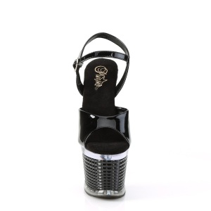 Trasparente sandali pleaser con plateau e tacco 18 cm SPECTATOR-709