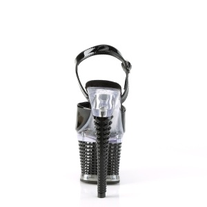 Trasparente sandali pleaser con plateau e tacco 18 cm SPECTATOR-709
