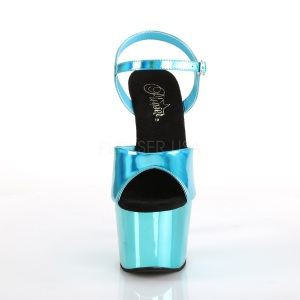 Turchese 18 cm ADORE-709HGCH Ologramma plateau sandali donna con tacco