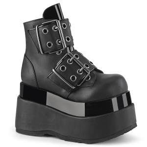 Vegan 11,5 cm BEAR-104 demonia ankle boots platform black