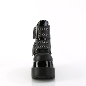 Vegan 11,5 cm BEAR-104 demonia ankle boots platform black