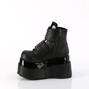 Vegan 11,5 cm BEAR-104 demonia ankle boots platform black